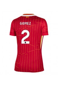 Liverpool Joe Gomez #2 Voetbaltruitje Thuis tenue Dames 2024-25 Korte Mouw